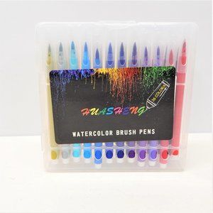 Studio Tip Watercolor Brush Markers, Set of 36, Unique Colors